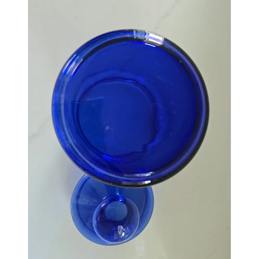 Cobalt Blue‎ Apothecary Canister Storage Jar With Lid